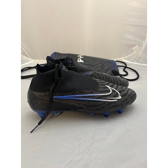 Nike phantom GX elite DF SG AC blue black soccer cleats size 8 DD9444 040 - Picture 4 of 6